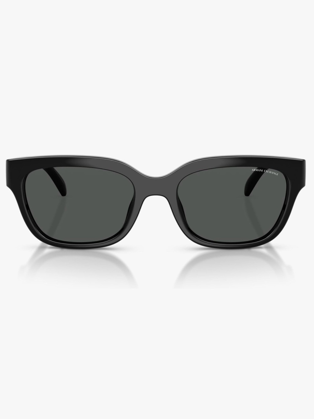 Armani Exchange Black Sunglasses with Dark Gray Lenses
